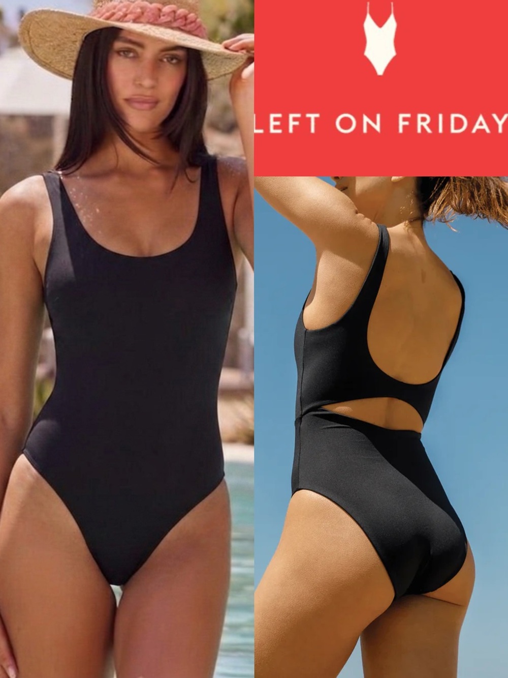 Newest season! Left on Friday Double scoop One piece swimsuit size xs